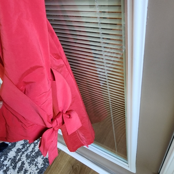 Vermilion Color Spring Coat - Picture 4 of 8